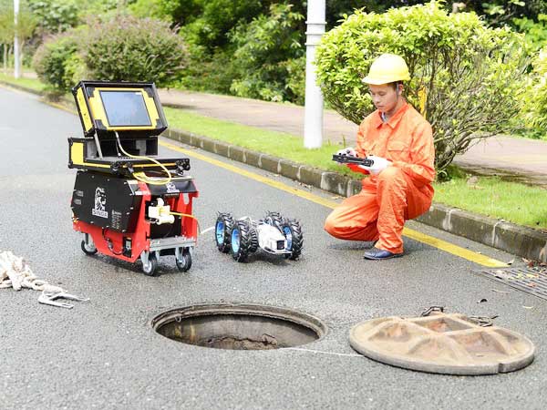 榆阳管道机器人检测